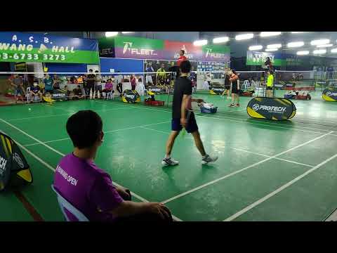 Badminton Final 12th Rawang Open Boy Single U18 Tournament - Lee Wen Chang Vs Chew Chen Hong