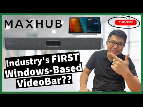 MAXHUB XBar W70 Kit Review: Industry's FIRST Windows-Based Video Bar