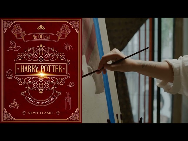 Vídeo relacionado con El libro de hechizos y pociones (libro oficial) (Harry Potter): Con una varita luminosa para leer la tinta invisible