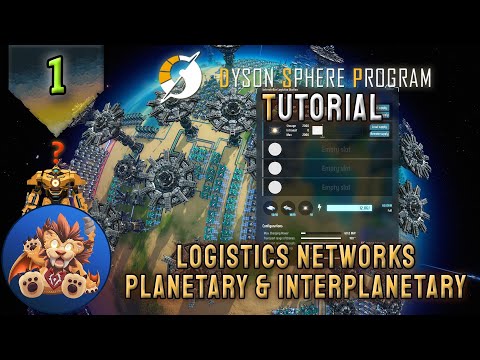 Dyson Sphere Program Tutorial - Logistics Networks: Logistics Drones & Vessels - Station Settings
