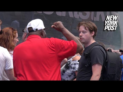 These New Yorkers shame a line cutter to the back of the line | New York Post