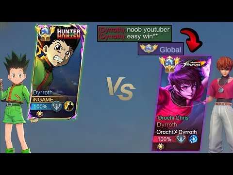 DYRROTH GON vs OROCHI DYRROTH Trashtalker 1v1 HE UNDERESTIMATE ME TOO MUCH💀
