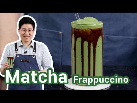 Das beste Matcha Frappuccino Rezept | Geheimzutat inklusive