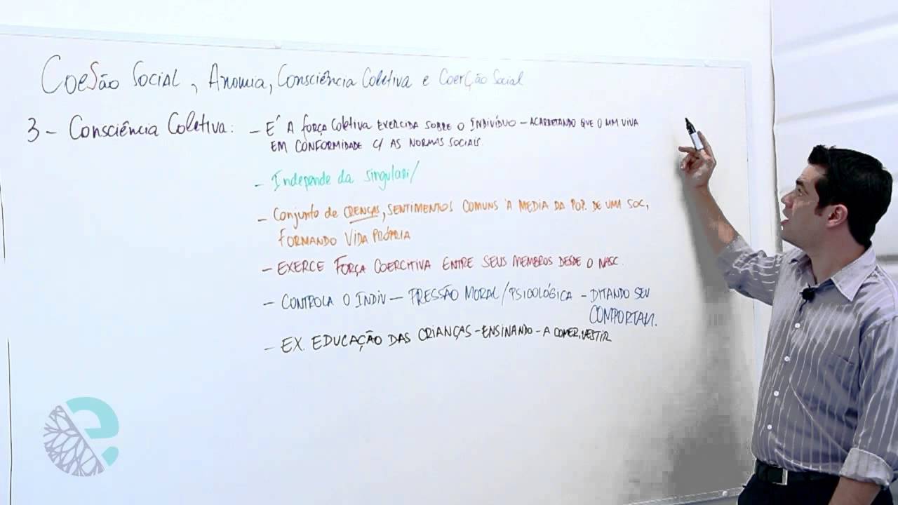 Coesão social, anomia, consciência coletiva e coerção social