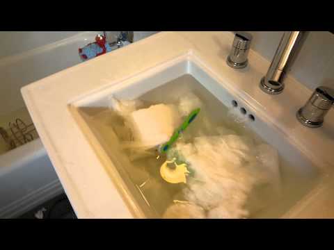 Twins destroy bathroom