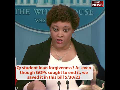 Q: Student Loan Forgiveness? A: "Even Though GOP Sought To End It, We Saved It In This Bill"