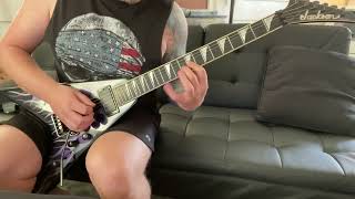 Video thumbnail for Jackson USA KV2 KING V Black Ghost Flames | Original Leads and Solos by Andrew Tanner