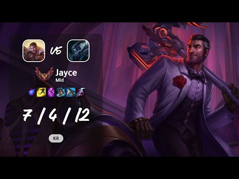 Jayce Mid vs Lissandra - KR GrandMaster Patch 13.9