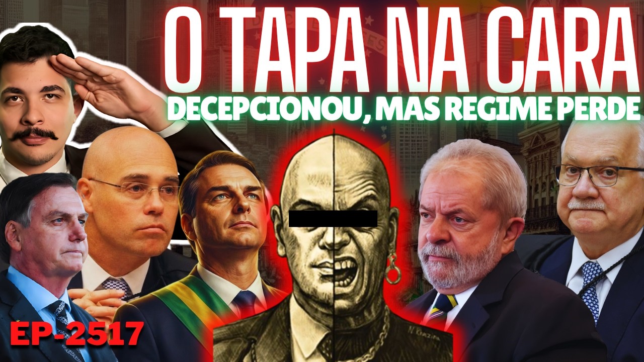 Tapa na Cara: DECEPCIONOU, Mas Lula e Moraes PERDERAM + Todos ABANDONARAM o Regime: Agora é Flávio.