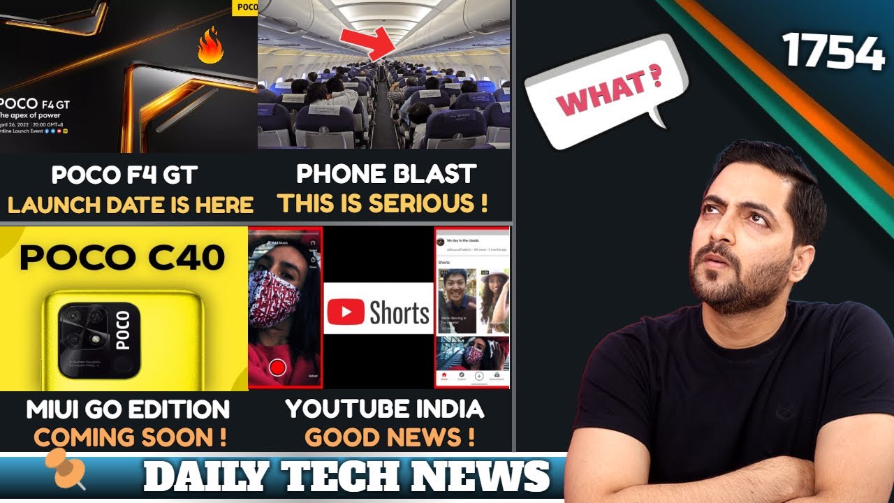 POCO F4 GT Launch Confirmed,YouTube Good News,GT Neo 3 India,Elon Musk Buying Twitter😮,Phone Blast🔥