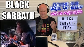 Drum Teacher Reacts: BILL WARD | Black Sabbath - &quot;Behind the Wall of Sleep&quot; - Live in Paris 1970