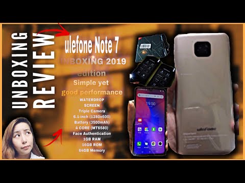 [Unboxing] ulefone Note 7 [2019 edition] | Cheapest Android GOOD PERFORMANCE | Best Gift for us
