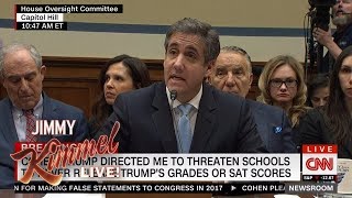 Jimmy Kimmel on Michael Cohen's Bombshell Testimony