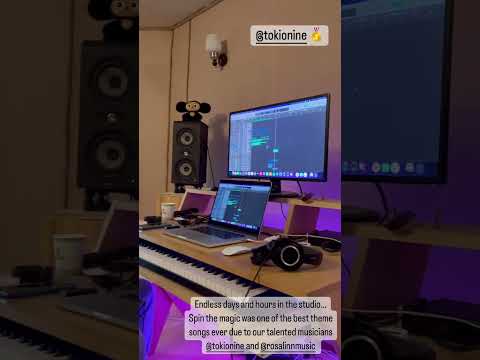 tokionine working on Spin The Magic before the JESC