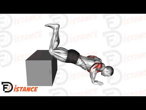 Pompes inclinées genoux sur box - Exercice Pompes inclinées genoux sur box en vidéo