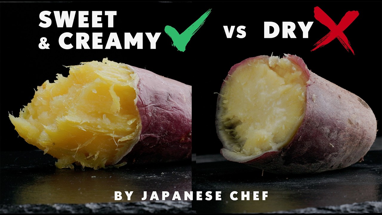 STOP Ruining Sweet Potatoes ❌ Do THIS to Unlock Maximum Sweetness & Flavor! ✅ | Japanese Chef