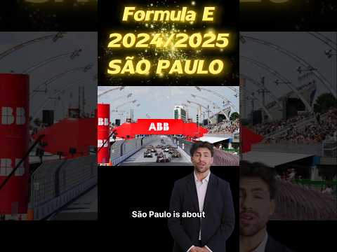 Formula E 2025 Sao Paulo #formulae #saopaulo #ai #race #racecar #anhembi