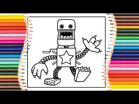 BOXY BOO PROJECT PLAYTIME | How to color | Coloring Book
