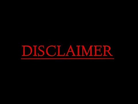 Disclaimer Video Effect | Free | For Youtube video