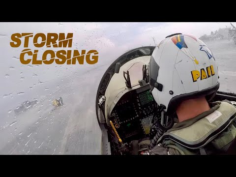 Why Navy Pilots Launch Toward Storms