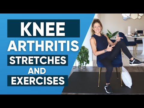 Knee Arthritis Stretches and Exercises Full Routine (KNEE PAIN RELIEF!)