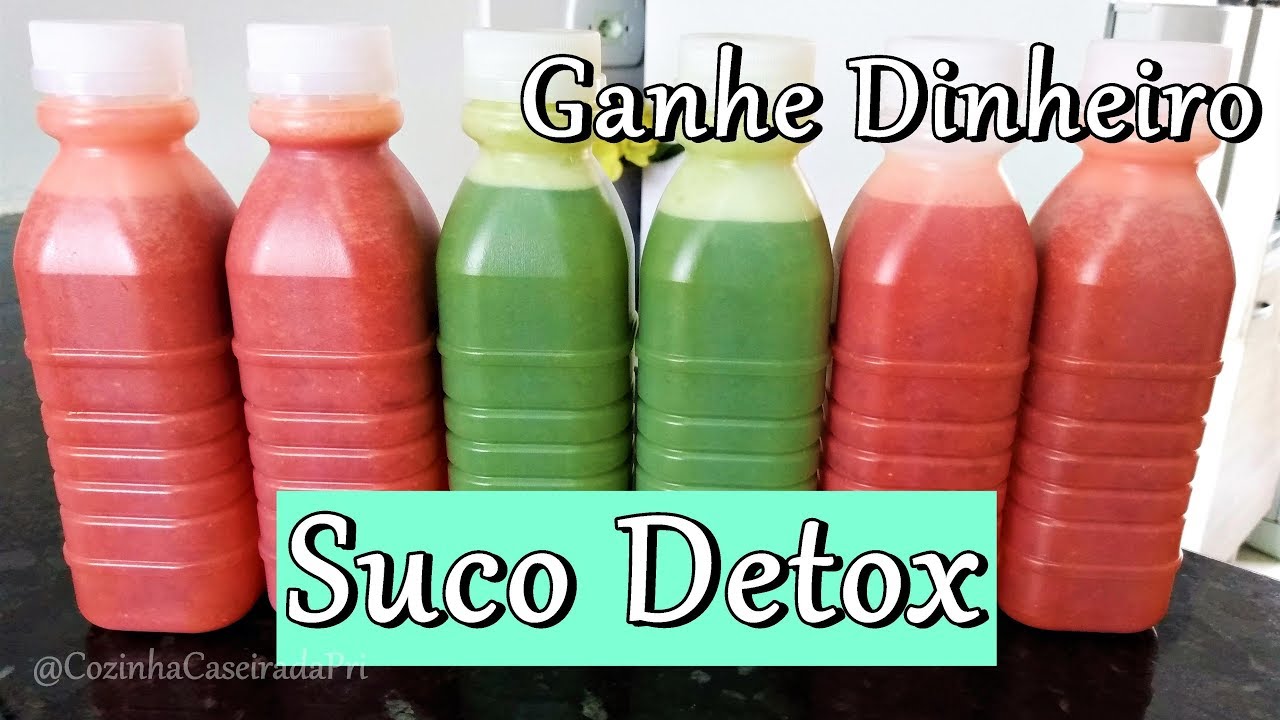 SUCOS DETOX - GANHE DINHEIRO VENDENDO SUCOS SAUDÁVEIS