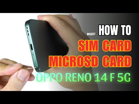 How to Install a SIM Card to OPPO Reno 14F 5G