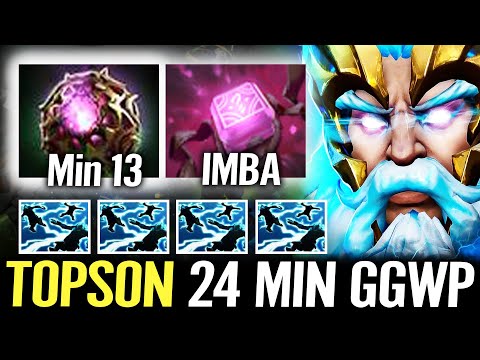 TOPSON Played Exceptionally Well in just 13 minutes with OP Hyper Items Octarine Core + Phylactery