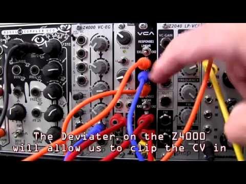 Modular Wild-SOUNDS-Synthrotek Triple Response VCA