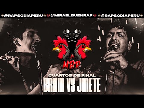 BRAIN VS JINETE (CUARTOS DE FINAL) || RAPSODIA X MIRA EL BUEN RAP 2K22