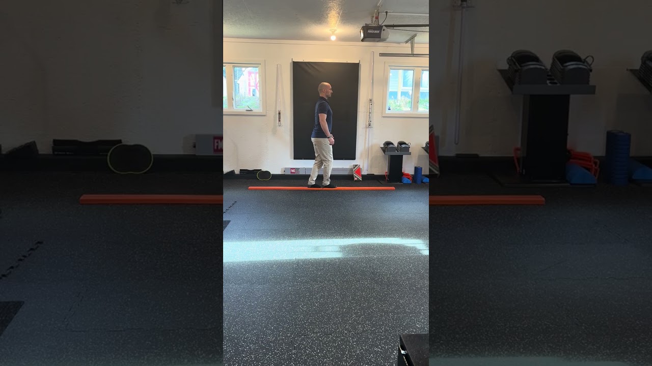 8. Level 3 Balance Beam Backward Walk (Side View)