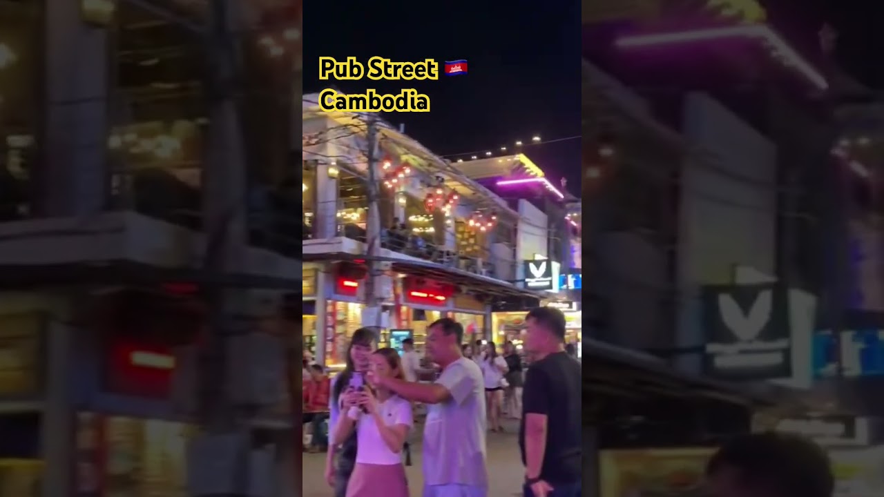 🇰🇭 Pub Street #siemreap #cambodia #travel #viajes #khmer #vlog #nightlife #asia