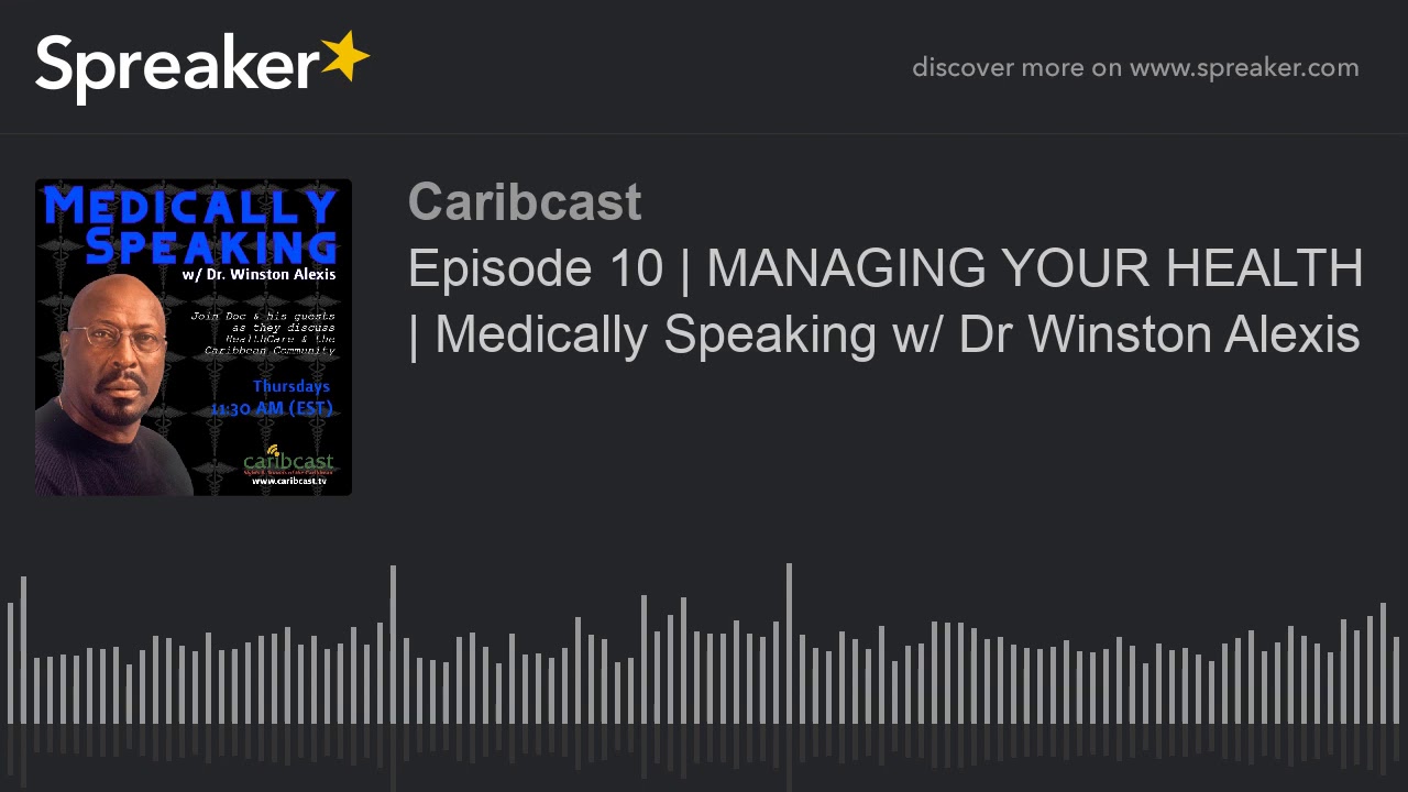 Episode 10 | MANAGING YOUR HEALTH | Medically Speaking w/ Dr Winston Alexis