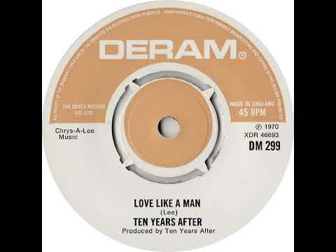 UK New Entry 1970 (115) Ten Years After - Love Like A Man