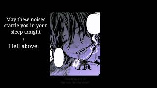 May these noises startle you in your sleep tonight + Hell above - Pierce the veil (lyrics)