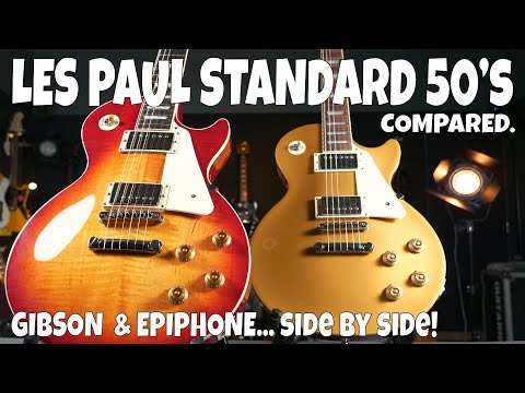 Gibson vs Epiphone Les Paul Standard 50's - Side By Side Comparison - Which One Should you Buy?