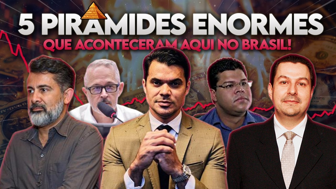 As 5 PIRÂMIDES FINANCEIRAS ENORMES do BRASIL! Golpes RECENTES que DESTRUÍRAM muita GENTE!