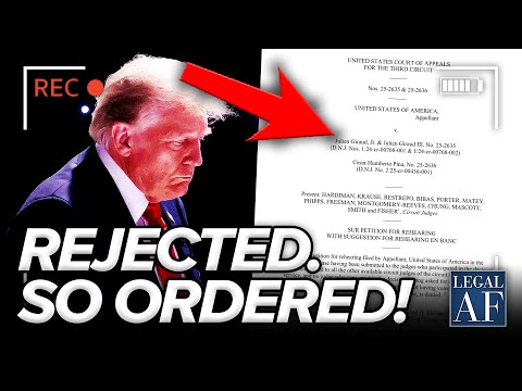 Appeals Court SLAMS the DOOR on Trump’s DESPERATE APPEAL