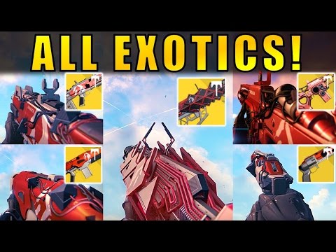 Destiny: ALL WRATH OF THE MACHINE EXOTICS! Age of Triumph