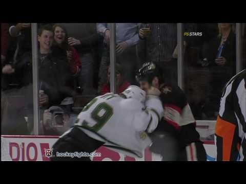 Steve Ott vs Jake Dowell Dec 8, 2010