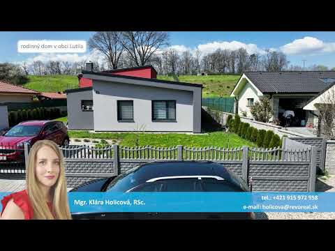 Na predaj murovaný bungalov v obci Lutila pri Žiari nad Hronom