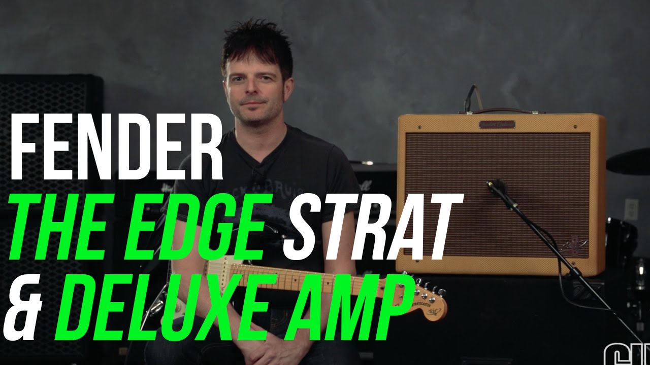 Fender The Edge Signature Stratocaster & Deluxe Amp - YouTube