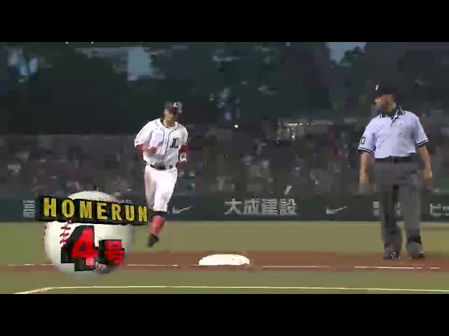 5回裏 ライオンズ炭谷の4号3ランで勝ち越し!! 粘投の牧田に捧げる一発!! 2014/7/21 L-E