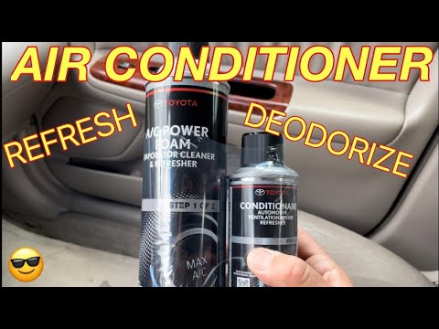 TOYOTA A/C REFRESHER KIT - How to Make your Toyota Air Conditioning System Smell Great Again.