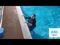 Teaching Swivel Entry And Climb Out Over The Poolside