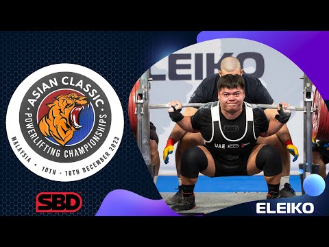 Asian Classic Powerlifting Championship 2023 - Men 53kg - 66kg Sub Junior (Platform 1)