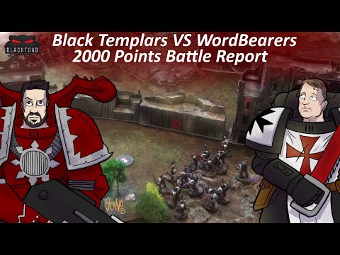 Warhammer 40k battle report Black Templars vs WordBearers 8th edition #warhammer40k #batrep