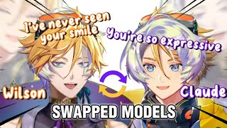Claude and Wilson Swapped Models in Off-Collab 𝐒𝐏𝐄𝐄𝐃𝐑𝐔𝐍【NIJISANJI EN Clip】