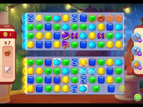 HomeScapes Level 3524 no boosters (18 moves)