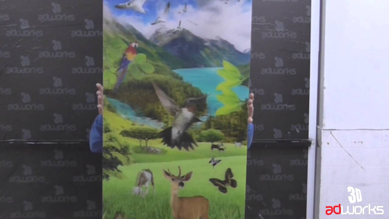 3D Lenticular Nature Poster